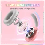 ONIKUMA X33 Head-mounted RGB Light E-Sports Gaming Headset, Cable Length: 2m - Image 4