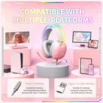 ONIKUMA X33 Head-mounted RGB Light E-Sports Gaming Headset, Cable Length: 2m - Image 7