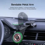 DUZZONA V5 Pro 15W Qi2 Car Magnetic Wireless Charger Phone Holder - Image 9