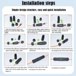 IP68 Waterproof LC Fiber Optical Coupler Adaptor - Image 7