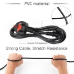 Big UK Plug Computer PC Power Cord 3 Pin Cable - Image 7