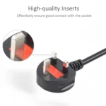 Big UK Plug Computer PC Power Cord 3 Pin Cable - Image 8