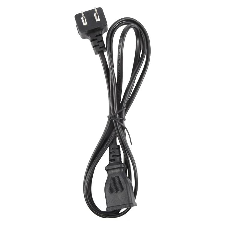 EDA007328701A_1.webp US Plug Computer PC Power 2 Pin Extension Cord - Image 2
