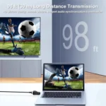 30m HDTV to RJ45 ABS Material Network Cable Extender - Image 7