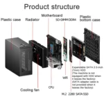 Jumper N305Hi Mini PC, Intel Alder Lake-N i3-N305 Octa-core 3.8GHz, RAM: 16GB, ROM: 512GB(EU Plug) - Image 3
