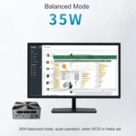 Jumper i5H Mini PC, Intel Alder Lake-N i5-12450H Octa-core 4.4GHz, RAM: 16GB, ROM: 512GB(EU Plug) - Image 5