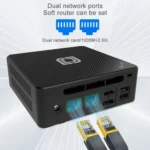 Jumper N100 Pro II Mini PC, Intel 12th Generation Alder Lake-N N100 Quad-core Dual RJ45, RAM: 8GB, ROM: 256GB - Image 6