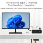 Jumper N100 Pro II Mini PC, Intel 12th Generation Alder Lake-N N100 Quad-core Dual RJ45, RAM: 8GB, ROM: 256GB - Image 8