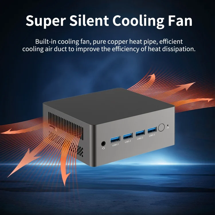 EDA007341401A_7.webp Jumper N305 Mini PC, Intel Alder Lake-N N305 Octa-core 3.8GHz, RAM: 16GB, ROM: 512GB - Image 8