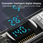 PD 140W Type-C / USB-C to Type-C / USB-C Digital Display Stereo Bend Adapter - Image 7