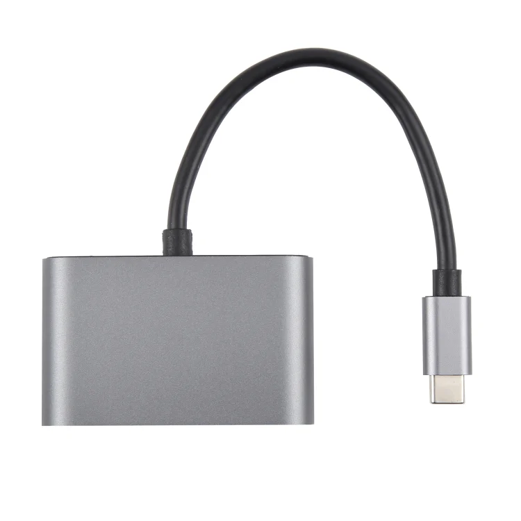 EDA007354401A_2.webp 4 in 1 USB-C / Type-C 3.1 to RJ45, PD and USB x 2 Ethernet Adapter Cable - Image 3