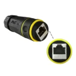 IP68 Waterproof Cat7 RJ45 Shielded Pure Copper Ethernet Coupler