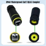 IP68 Waterproof Cat7 RJ45 Shielded Pure Copper Ethernet Coupler - Image 2