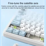 AULA F75 80 Keys Wired/2.4G/Bluetooth Three Model Customized RGB Mechanical Keyboard - Image 2