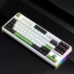 AULA F87 87 Keys Wired/2.4G/Bluetooth Three Model Customized RGB Mechanical Keyboard