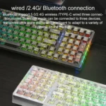 AULA F98 Pro 99 Keys Wired/2.4G/Bluetooth Three Model RGB Mechanical Keyboard - Image 5