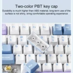 AULA F99 99 Keys Wired/2.4G/Bluetooth Three Model Customized RGB Mechanical Keyboard - Image 5