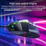 AULA S12 Pro 12800DPI Wired RGB Gaming Mouse - Image 4