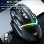 AULA S12 Pro 12800DPI Wired RGB Gaming Mouse - Image 6