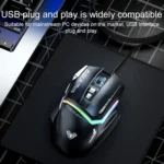 AULA S12 Pro 12800DPI Wired RGB Gaming Mouse - Image 7
