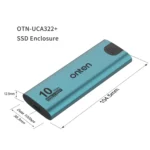 Onten UCA322+ 10Gbps M.2 M-key NVMe NGFF SSD Enclosure - Image 2