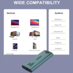 Onten UCA322+ 10Gbps M.2 M-key NVMe NGFF SSD Enclosure - Image 6