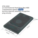 Onten UHD2 5Gbps USB 3.0 to 2.5 inch External Hard Drive Box HDD - Image 3