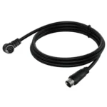 Single Curved mini DIN 9 Pin TV Audio Adapter Cable - Image 3