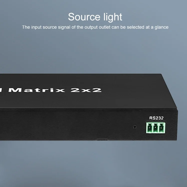 EDA0074277_B5.webp Measy MT4322 4K 30Hz 2 In 2 Out HDMI Matrix Switch Support Seamless Switching - Image 6