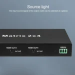 Measy MT4324 4K 30Hz 2 In 4 Out HDMI Matrix Switch Support Seamless Switching - Image 6