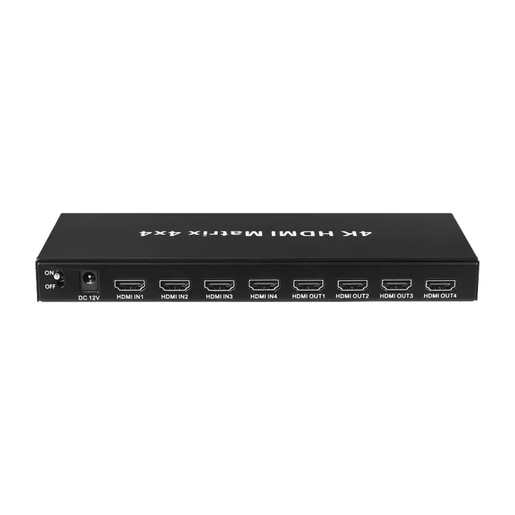 EDA007428101A.webp Measy MT4344 4K 30Hz 4 In 4 Out HDMI Matrix Switch Support Seamless Switching - Image 1