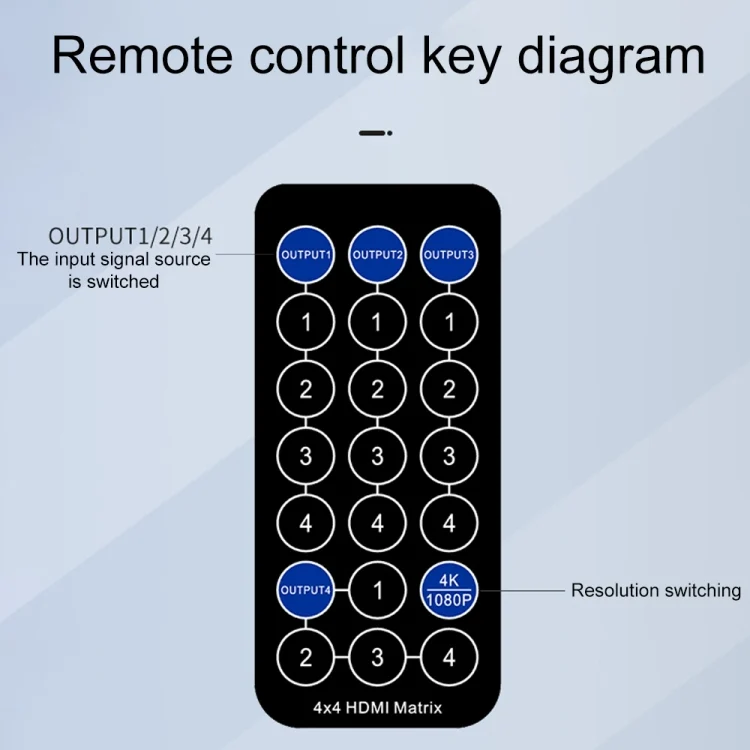 EDA0074281_B3.webp Measy MT4344 4K 30Hz 4 In 4 Out HDMI Matrix Switch Support Seamless Switching - Image 4
