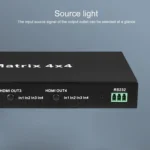 Measy MT4344 4K 30Hz 4 In 4 Out HDMI Matrix Switch Support Seamless Switching - Image 6
