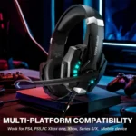 KOTION EACH G9000 Pro On-Ear Gaming Headset with Mic, Cable Length: About 2.1m - Image 6