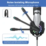 KOTION EACH G9000 Plus On-Ear Gaming Headset with Mic, Length: About 2.1m - Image 2