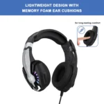 KOTION EACH G9000 Plus On-Ear Gaming Headset with Mic, Length: About 2.1m - Image 3