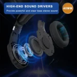 KOTION EACH G9000 Plus On-Ear Gaming Headset with Mic, Length: About 2.1m - Image 4