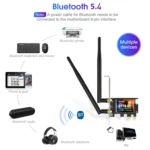 EDUP EP-BE9715 8774Mbps WiFi 7 Bluetooth 5.4 Tri-Band PCI-E WiFi Adapter Wireless Network Card - Image 5