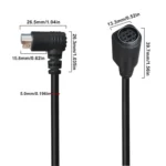 Mini DIN 7 Pin Core Audio / Video Cable - Image 3