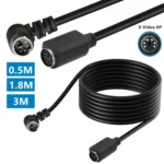 Mini DIN 6 Pin Core Extension Cable - Image 4