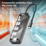 awei HUB-1 Multi-function 4 in 1 Type-C to USB 3.0 x 4 HUB Adapter - Image 3