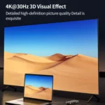 awei HUB-2 Multi-function 6 in 1 Type-C HUB Adapter - Image 4