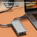 awei HUB-3 Multi-function 9 in 1 Type-C HUB Adapter - Image 6