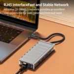 awei HUB-3 Multi-function 9 in 1 Type-C HUB Adapter - Image 7