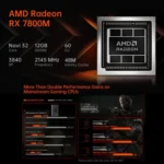 ONE-NETBOOK OneXGPU2 AMD Radeon RX 7800M 12GB Portable Expansion Dock - Image 2