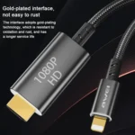 awei CL-213L 8 Pin to HDMI 1080P HD Adapter Cable - Image 6