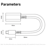 awei CL-217T USB-C / Type-C to HDMI 4K 30Hz UHD Adapter Cable - Image 3