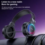 Yesido EK05 USB Wired RGB Light Gaming Headset with Mic, Cable length: 1.2m - Image 2