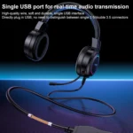 Yesido EK05 USB Wired RGB Light Gaming Headset with Mic, Cable length: 1.2m - Image 7