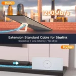 SL301 Starlink Gen3 CAT6 1000Mbps Ethernet Connection Cable - Image 7